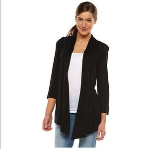 AB Studio Black Cardigan. XL