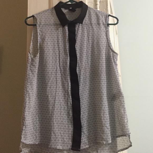 H&M button down blouse