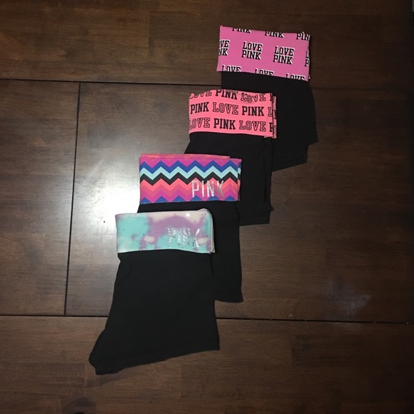 VS Pink yoga short bundle