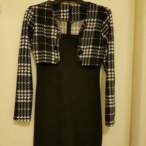 Black and white dress