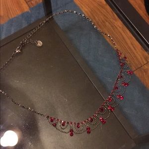 Red Jeweled Necklace