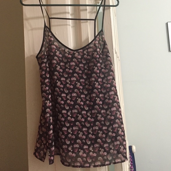 H&M Rose Print Tank