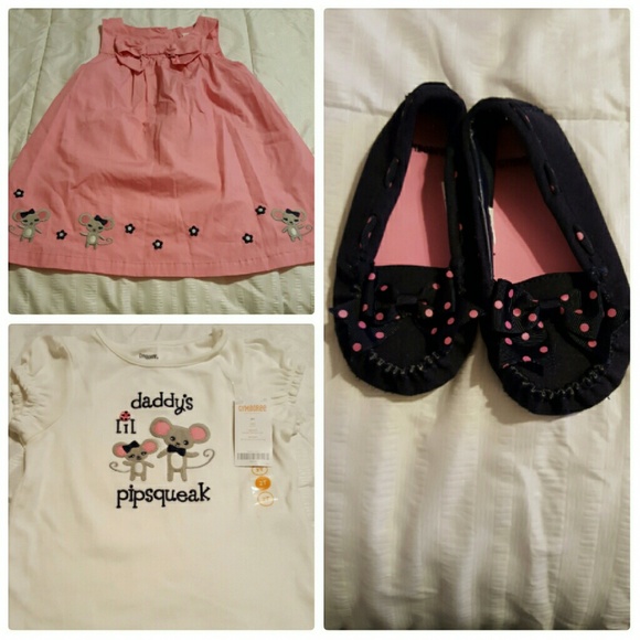 GYMBOREE MISS MOUSE Daddy/'s Lil Pipsqueak S//S TEE 6 12 18 24 2T 3T 4T 5T NWT