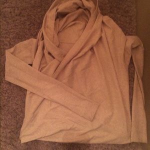Lululemon long sleeve wrap.  Super cozy!