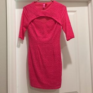 Floral quarter sleeve dress