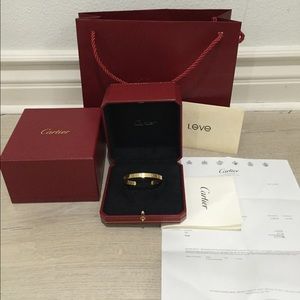 Cartier love bracelet cuff excellent condition