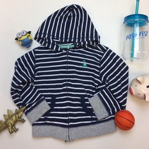 Carter's Boy's Stripe Zip Up Hoodie