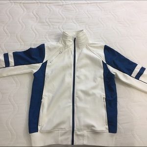 Men's navy and White track jacket