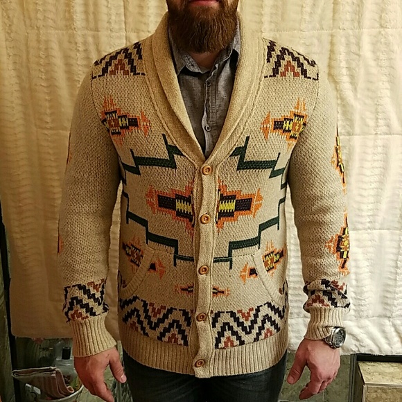 Urban Outfitters Other - Urban Outfitters Aztec-like print cardigan