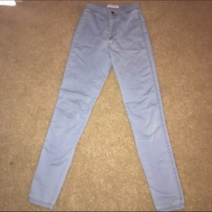 American Apparel Easy Jeans in Light Wash Blue!