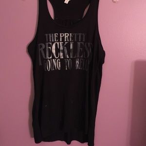 Pretty reckless black band tank.
