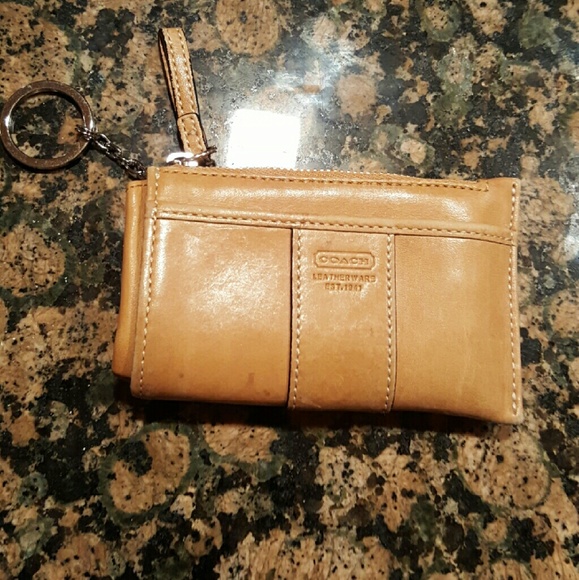Authentic Coach coin key/card holder