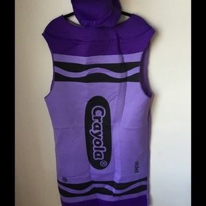 Purple crayon costume. One size.