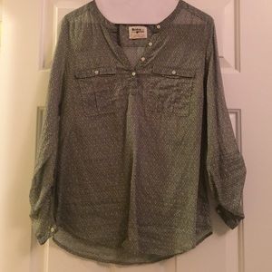 Anthropologie holding horses top