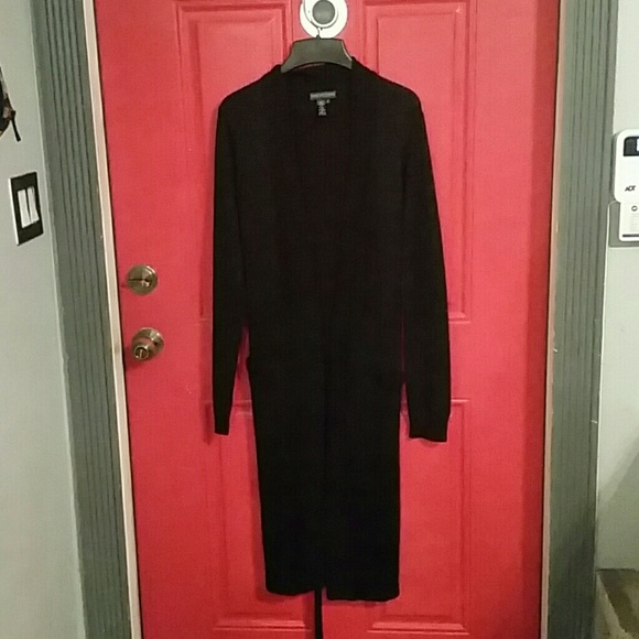 Black sparkly trench coat