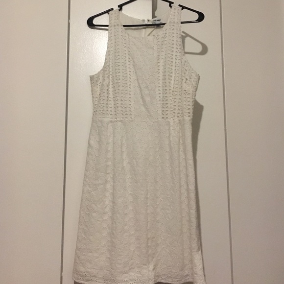 Old Navy white sun dress size 8