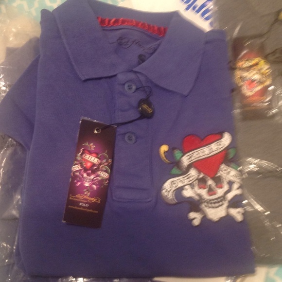 Authentic Men's Ed Hardy Polo - Picture 1 of 4