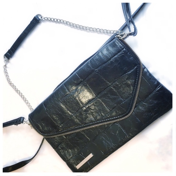 🎄S A L E🎄Nine West Croc Envelope Bag🎄S A L E🎄 - Picture 1 of 2