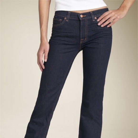 J Brand 805 Mid-Rise Straight Leg Denim Jeans