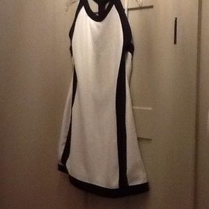 C. luce white & black dress (with tag)