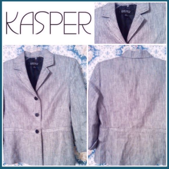 KASPER PEPLUM BLAZER
