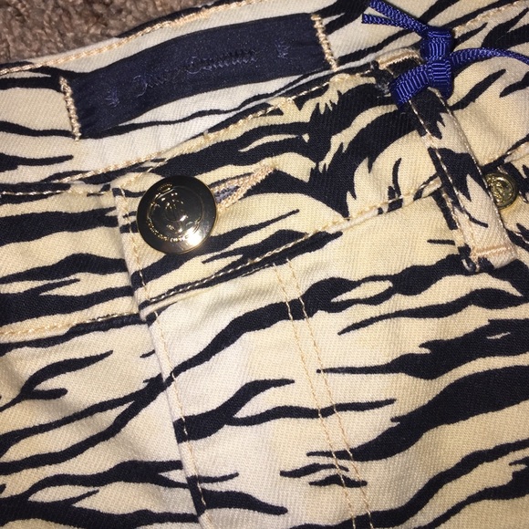 juicy couture tiger striped shorts