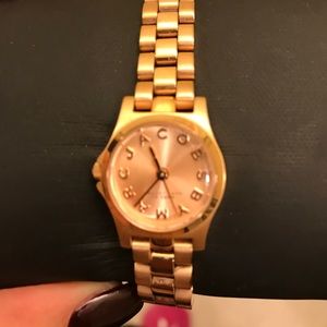 AUTHENTIC Mark Jacobs rose gold watch