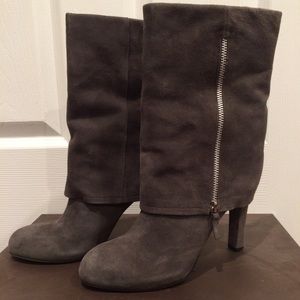 Franco Sarto Suede Lady Foldover Boot