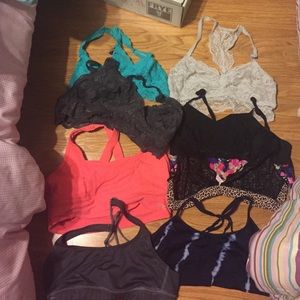 Lot of bralettes!