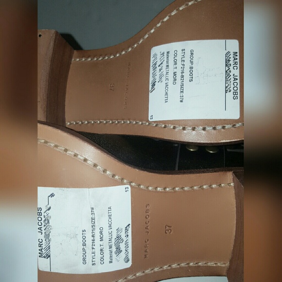 MARC JACOBS Boots in Metallic/Brown - Picture 2 of 4