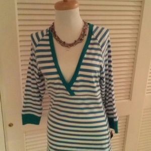 Eyeshadow v neck top size XL