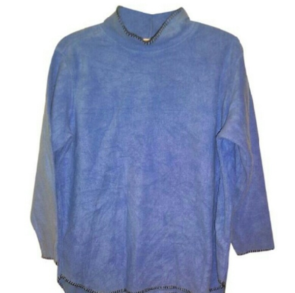 Basic Editions Plus fleece pullover