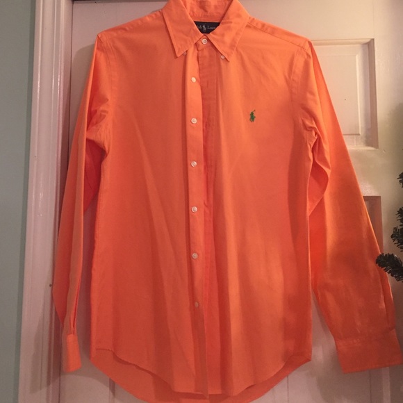 Orange Polo Ralph Lauren button down