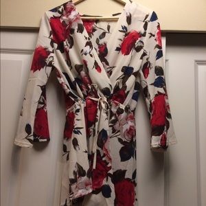 Floral size small romper