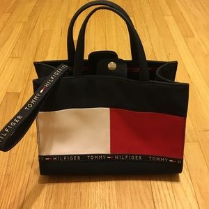 90s Vintage Canvas Tommy Hilfiger & keychain