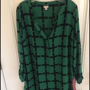 Midi length shirt dress