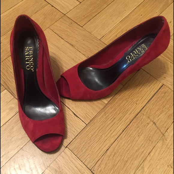 franco sarto red heels