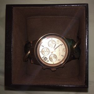 Rose gold MK watch