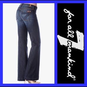 7 FOR ALL MANKIND: Dojo wide leg flares - size 28