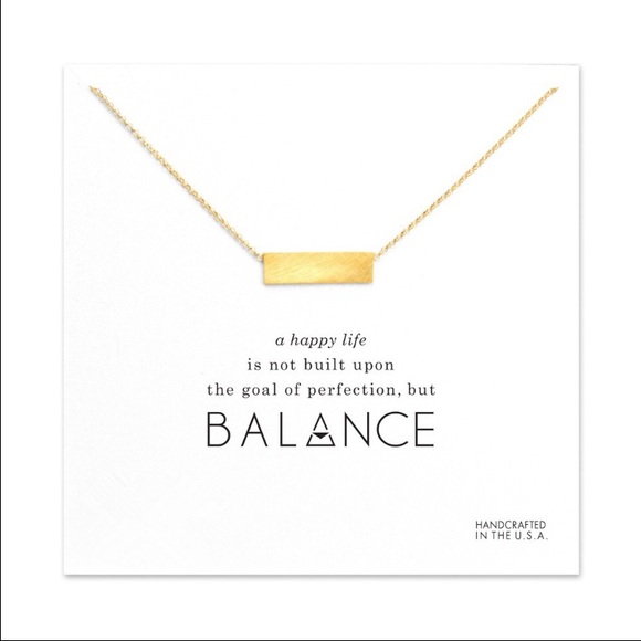 Silver Bar Dainty Necklace - Picture 2 of 3