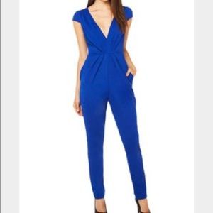 Akira royal blue jumpsuit