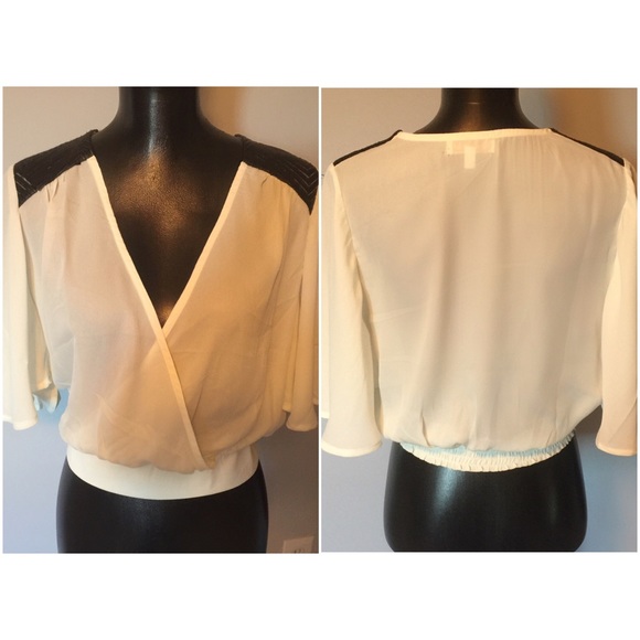 JEALOUS TOMATO Cross Front Crop Top. NWT.