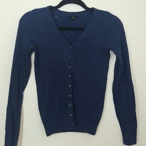 H&M Dark Blue Cardigan
