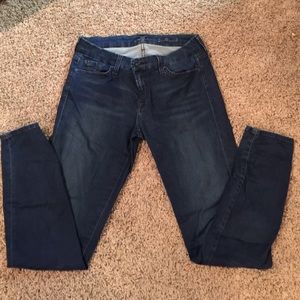 7 Jeans for all Mankind skinny stretch Gwenevere