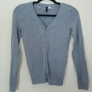 H&M Gray Cardigan Size 4