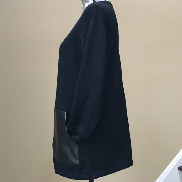 J. Crew Leather Pocket Sweater - Picture 4 of 4