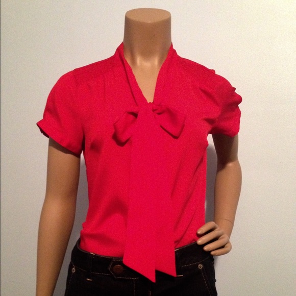 The Limited Tops - Button Down Bowtie from The Limited