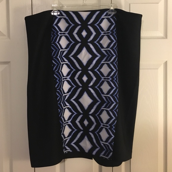 Ikat Print Lane Bryant Pencil Skirt