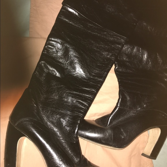 Authentic PRADA Miu Miu Buttery soft Lamb skin Leather Boots - Picture 7 of 8