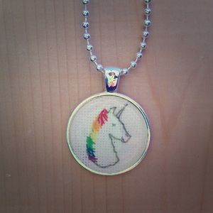 Unicorn pendant necklace